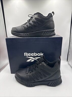 Reebok Men's Floatride Energy Frigid Grip Tactical Mid Boots Black Size 11